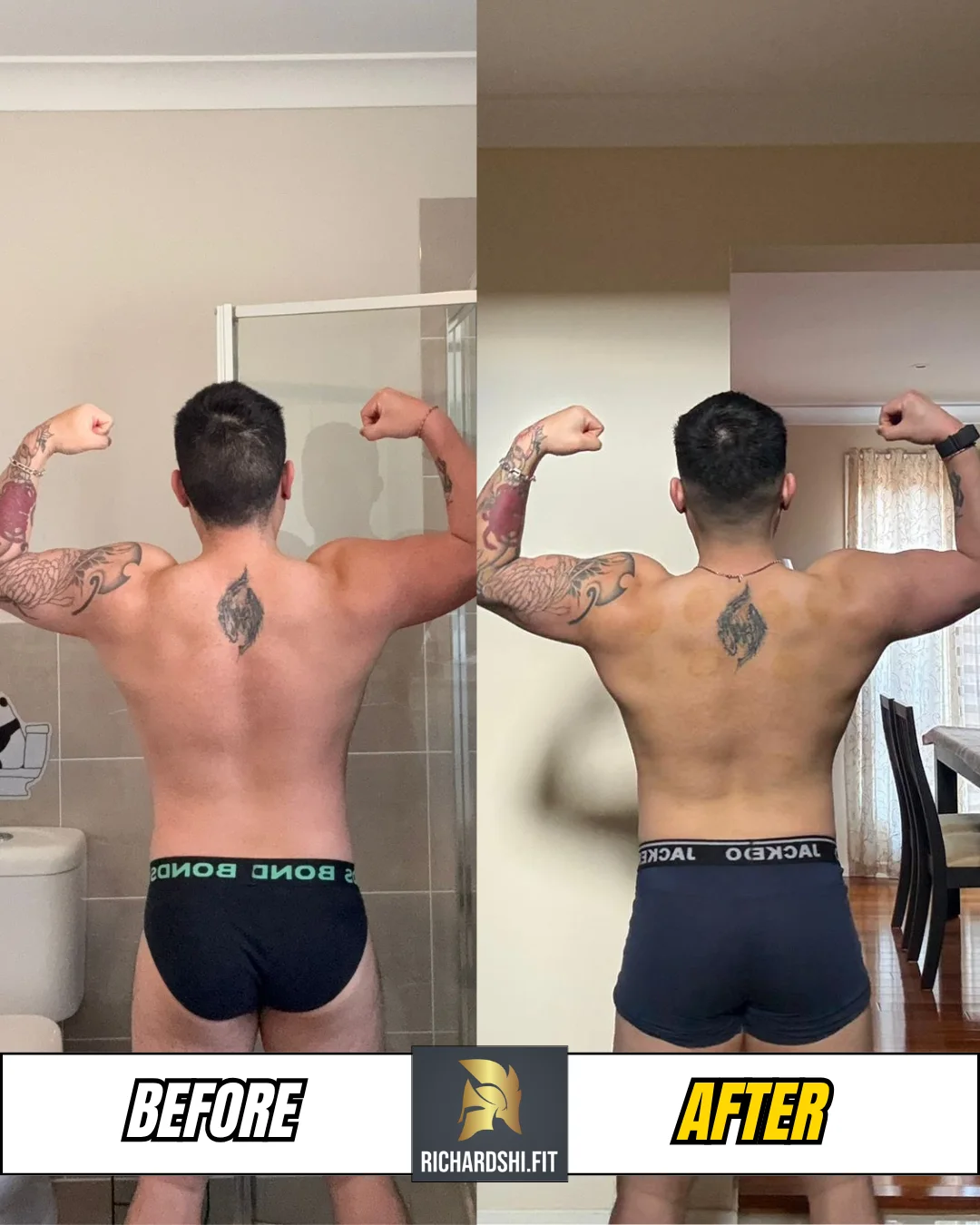 Scott's before-and-after transformation · Back